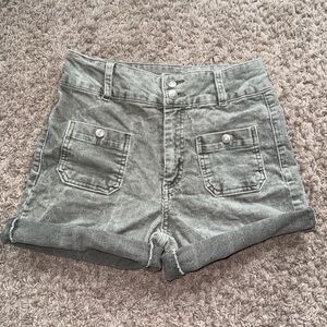 Forever 21 Light Gray Corduroy Skirt